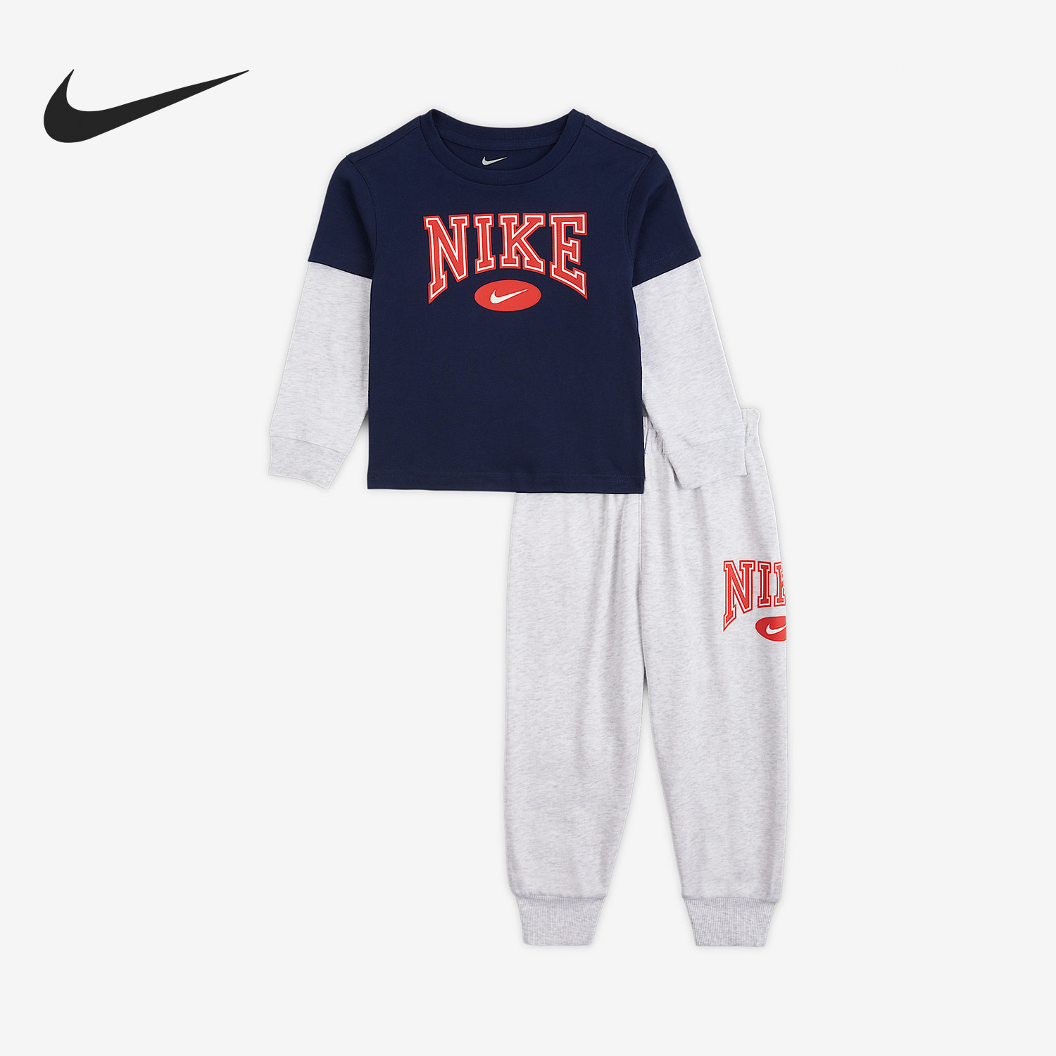 Nike/耐克正品Essentials婴童针织休闲运动套装IO5891-051