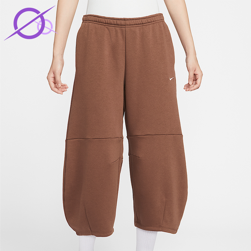 Nike/耐克正品Phoenix Fleece女士加绒宽松中腰九分裤IM7475-265
