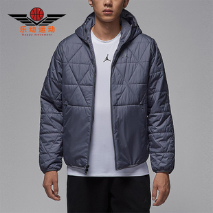 运动拒水连帽保暖休闲棉服FZ3163 Jordan男士 075 耐克正品 Nike
