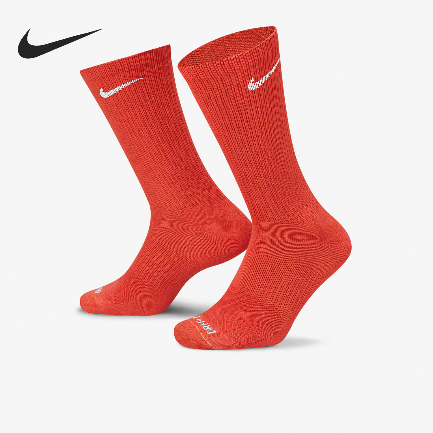 Nike/耐克正品当季新款男女运动训练中筒袜三双装SX6891-918