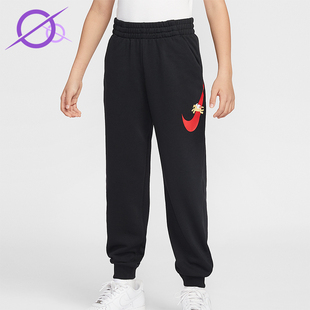 IQ3935 Sportswear大童休闲松紧腰束脚印花长裤 010 耐克正品 Nike