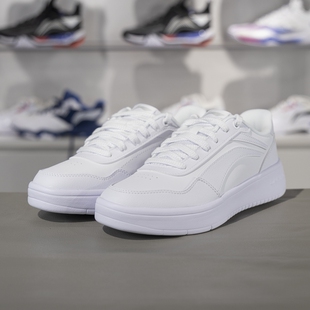 AGCU572 女子简约百搭软弹舒适防滑耐磨休闲鞋 2024新款 李宁正品