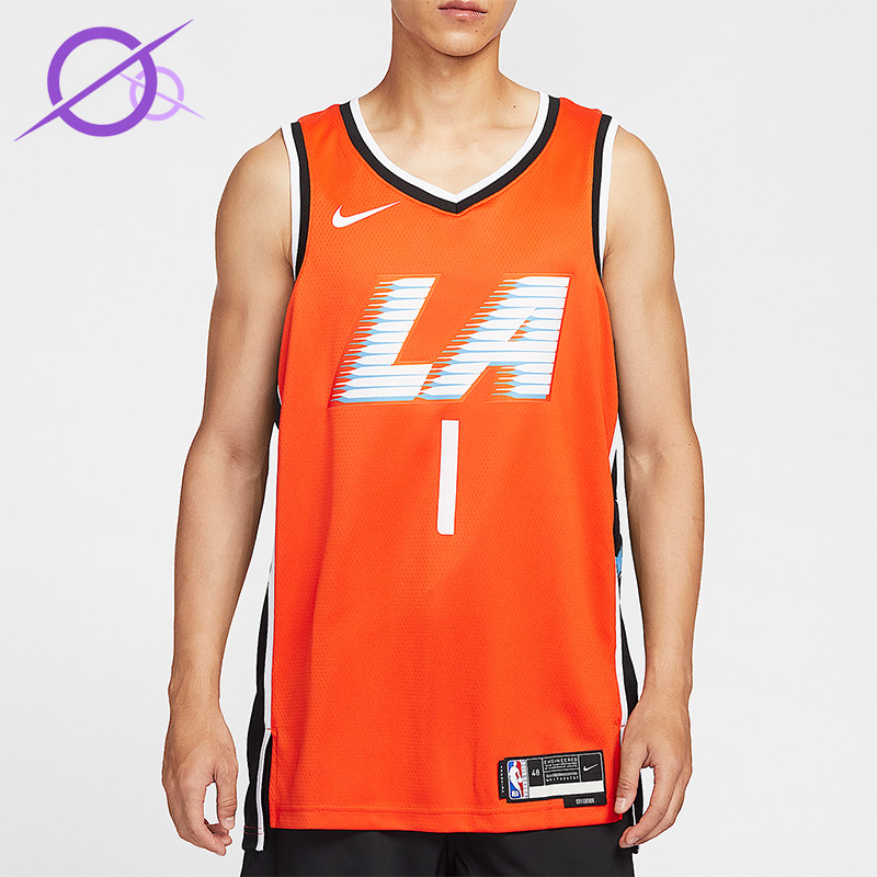 Nike/耐克正品2025男士运动V领套头无袖篮球背心T恤HM5984-820