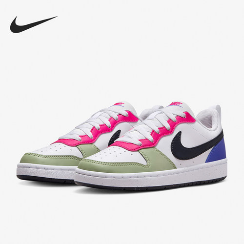 Nike/耐克正品Court Borough GS女子大童时尚耐磨板鞋DV5456-108