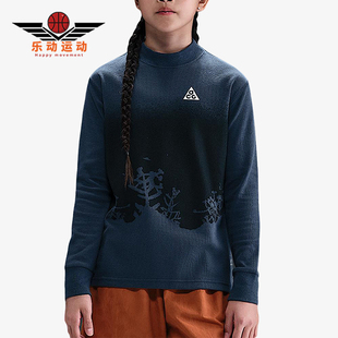 HQ9593 ACG大童运动宽松复古圆领休闲刺绣长袖 437 耐克正品 Nike