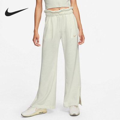 Nike/耐克正品秋季新款女子舒适休闲阔腿分叉长裤DQ6169-133