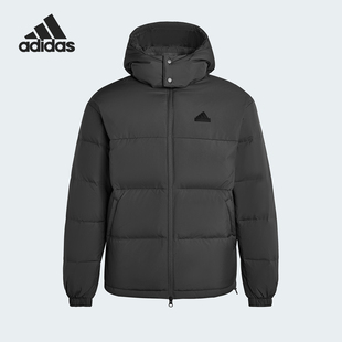 Adidas/阿迪达斯正品2025男女日常保暖运动连帽耐穿羽绒服KF1784
