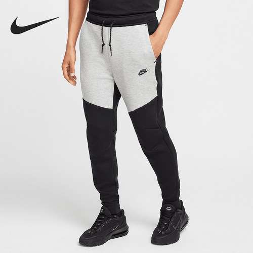 Nike/耐克正品Tech Fleece男士束脚拼接运动休闲长裤HV0959-011