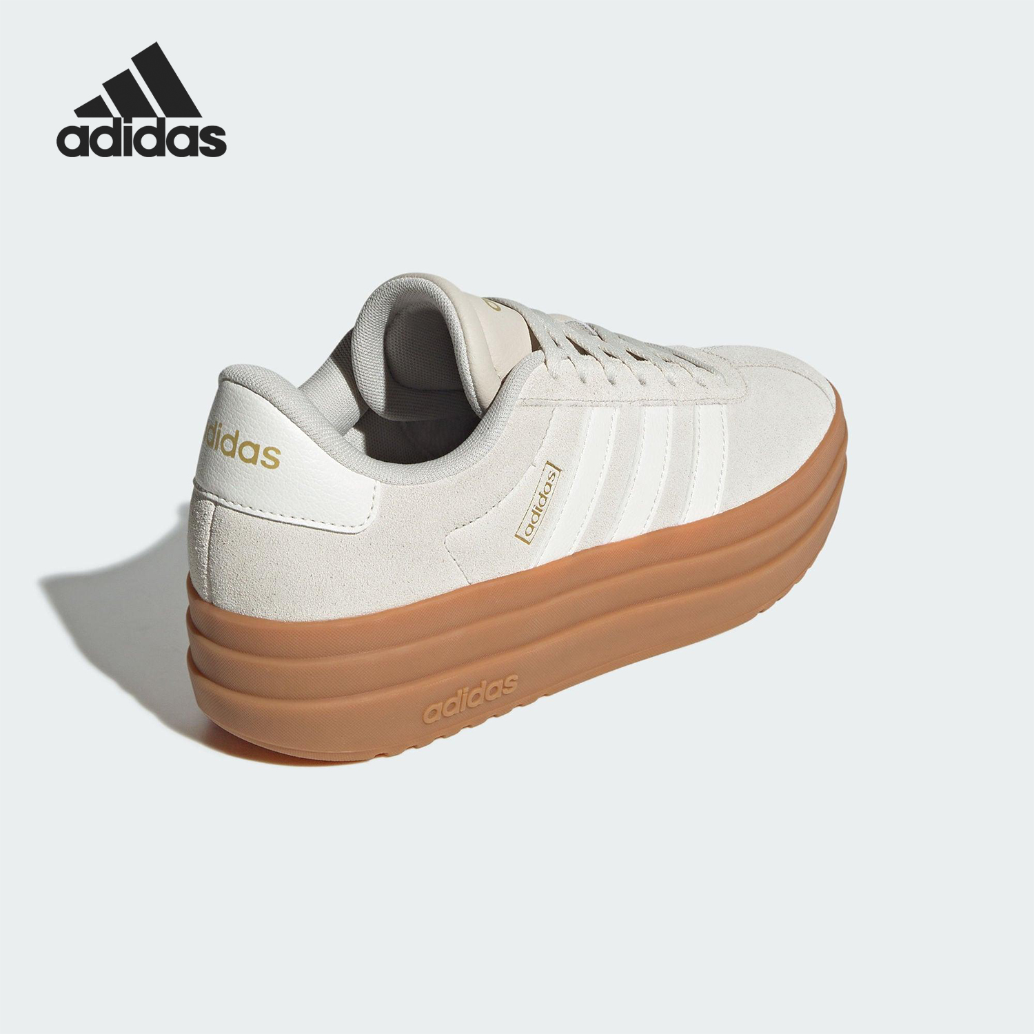 Adidas/阿迪达斯正品VL COURT BOLD女士厚底休闲板鞋JQ5633