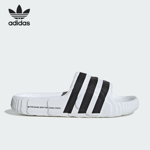 Adidas/阿迪达斯正品三叶草男女简约时尚经典运动拖鞋IF3668
