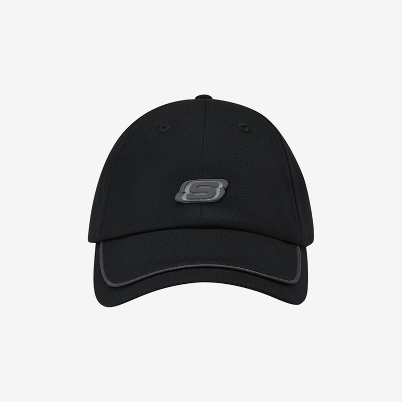 Skechers/斯凯奇正品2024新款男女经典印花休闲运动棒球帽