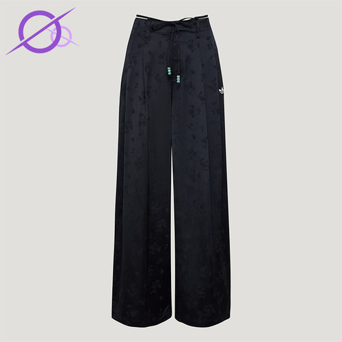 Adidas/阿迪达斯正品三叶草女士宽松新中式时尚休闲裤KY5747