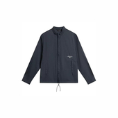 男子宽松透气单排扣立领休闲夹克外套AFDV299 李宁正品 2025新款