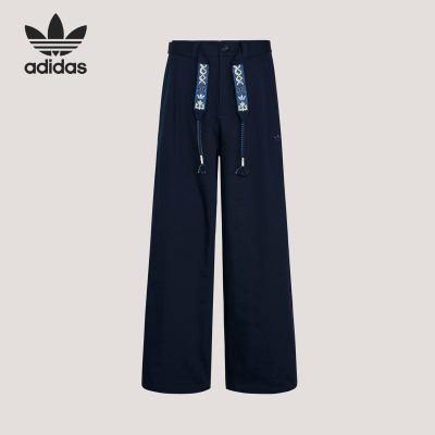 Adidas/阿迪达斯正品三叶草男士宽松经典休闲时尚系带长裤KW5669