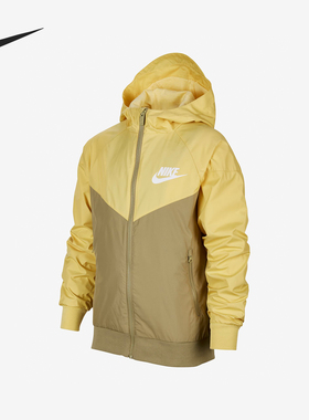 Nike/耐克正品当季新款大童运动休闲连帽梭织外套FN8757-700