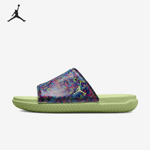 Nike耐克Jordan正品Play男款运动休闲防滑防磨一字拖鞋DN4024-930
