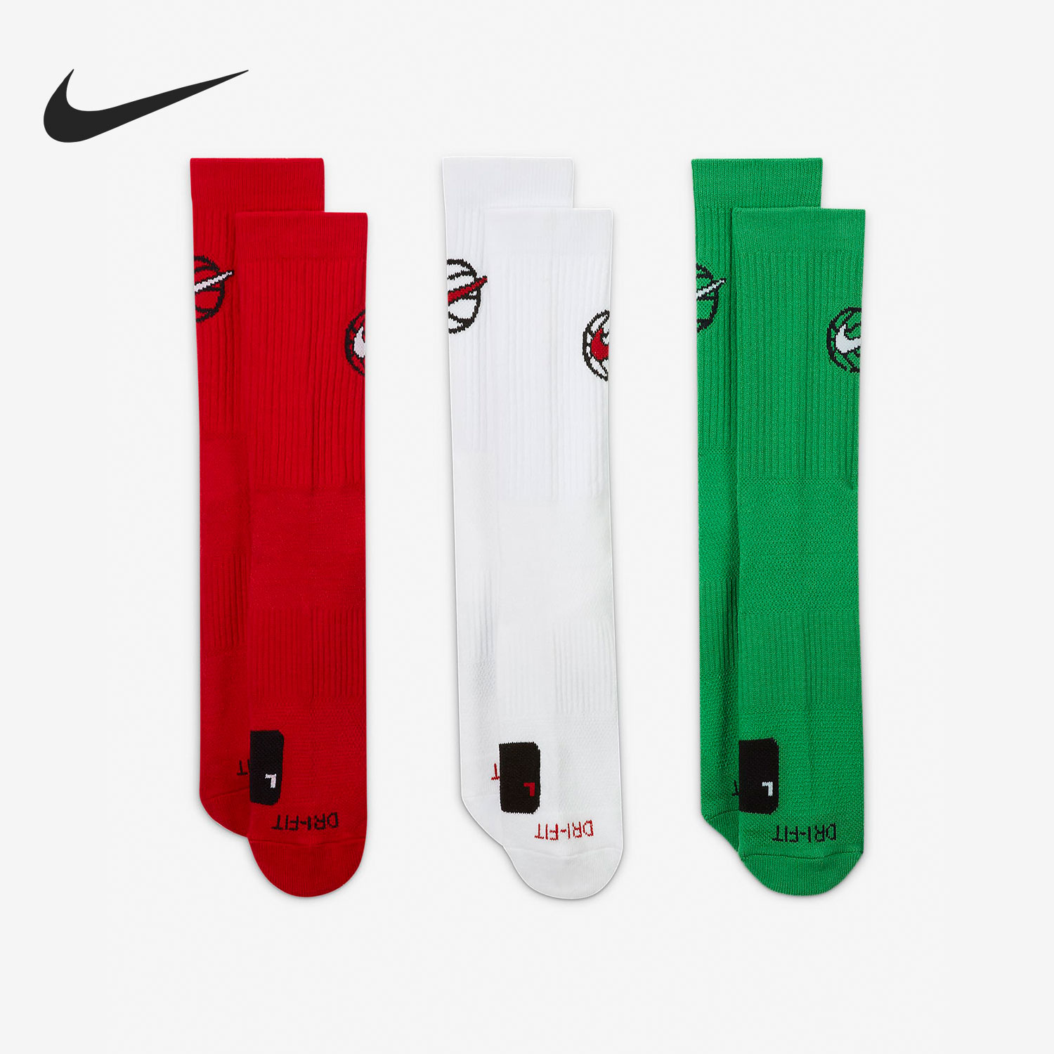 Nike/耐克正品当季新款男女训练运动袜三双装DA2123-909