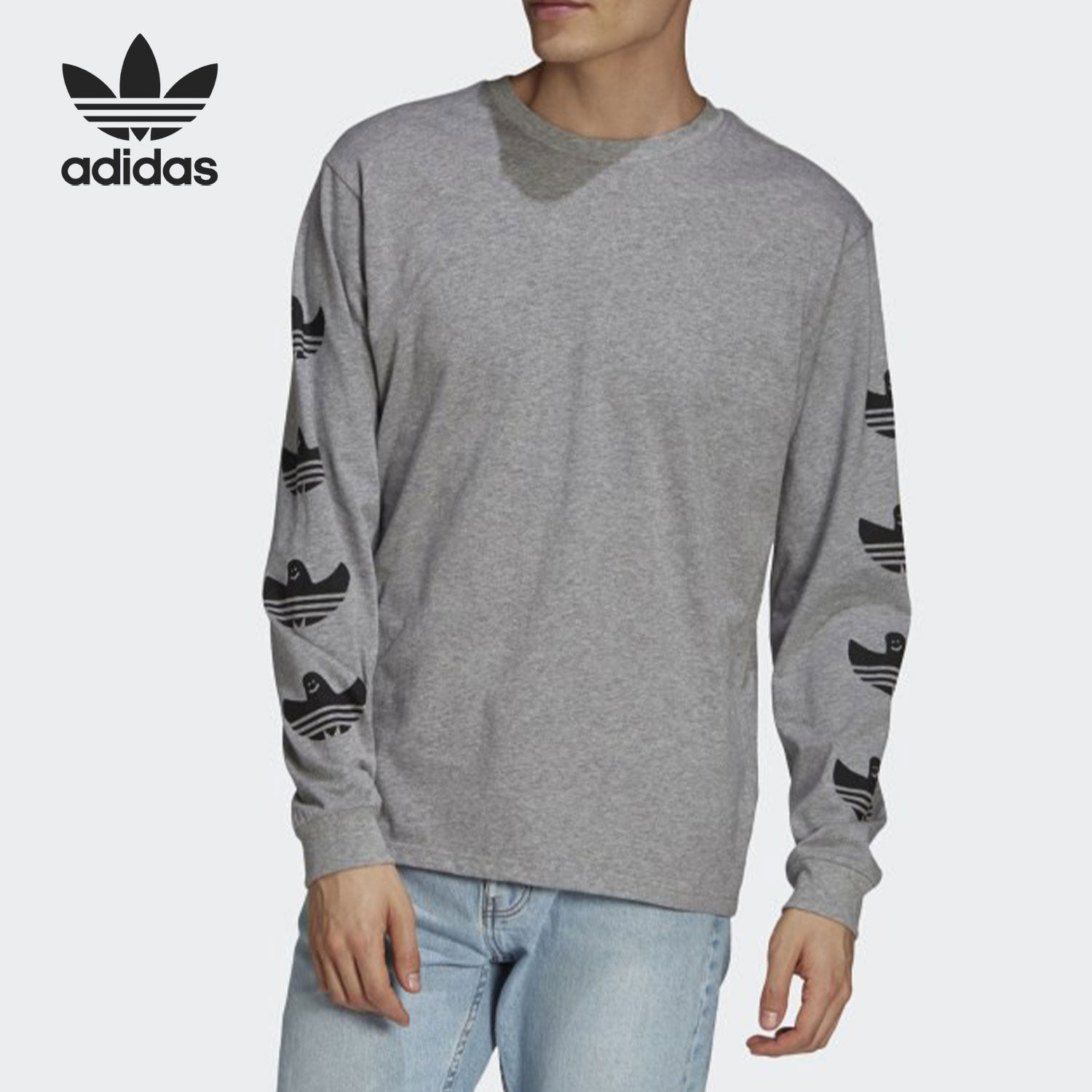 Adidas/阿迪达斯正品三叶草当季新款男子休闲运动长袖T恤GL9952,运动服/休闲服装,运动T恤,淘宝优惠券,粉丝福利购,淘宝优惠卷