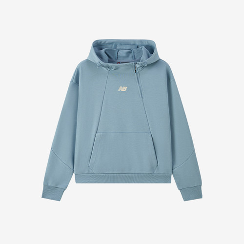 New Balance/NB正品新款女子时尚潮流连帽卫衣套头衫NCF14042-LBL