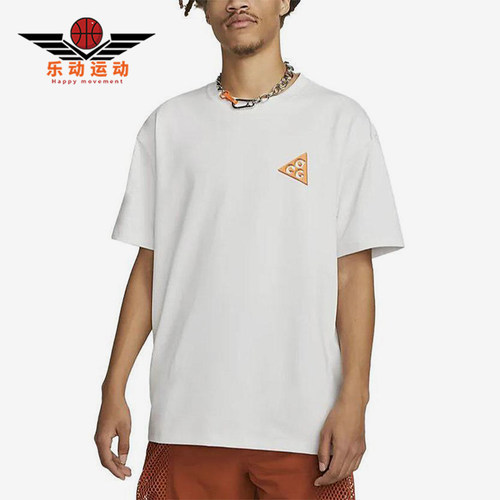 Nike/耐克正品2025 男士印花圆领透气针织经典休闲短袖FB8125-121