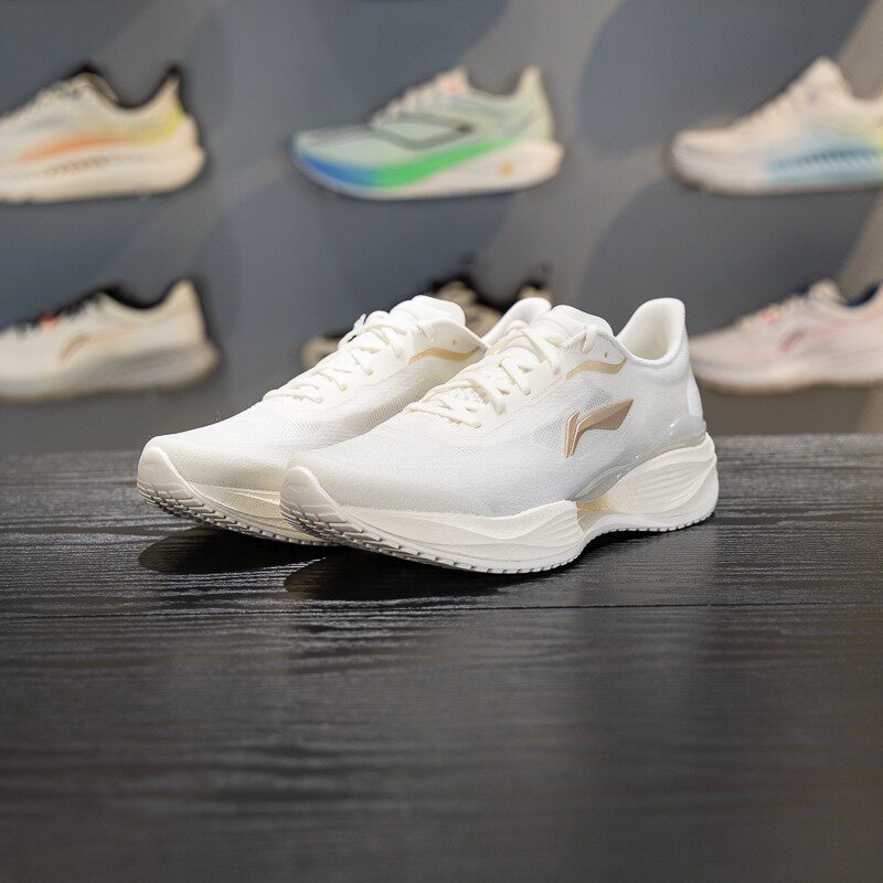 李宁正品超轻23女子减震透气轻便运动训练低帮跑步鞋ARBW018-4