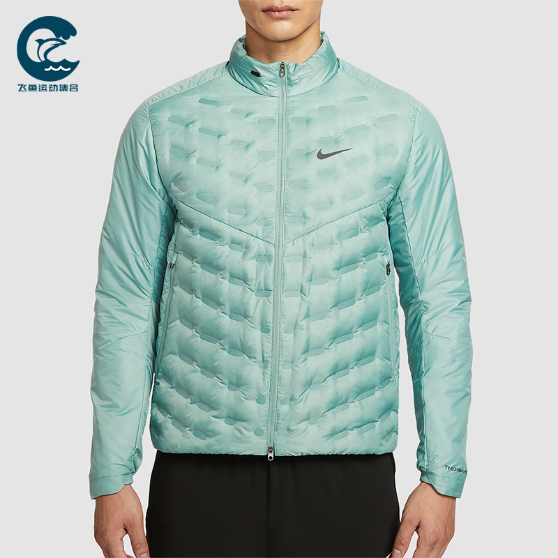 Nike/耐克正品秋冬男士运动保暖拼接训练拉链羽绒夹克FB7557-017
