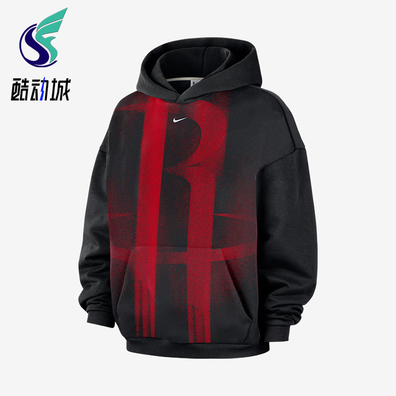 Nike/耐克正品新款男士加绒宽松时尚套头篮球卫衣IQ2498-010