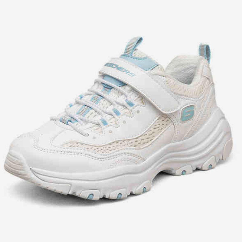 Skechers/斯凯奇正品新款大童女童舒适D'LITES纯色熊猫运动休闲鞋