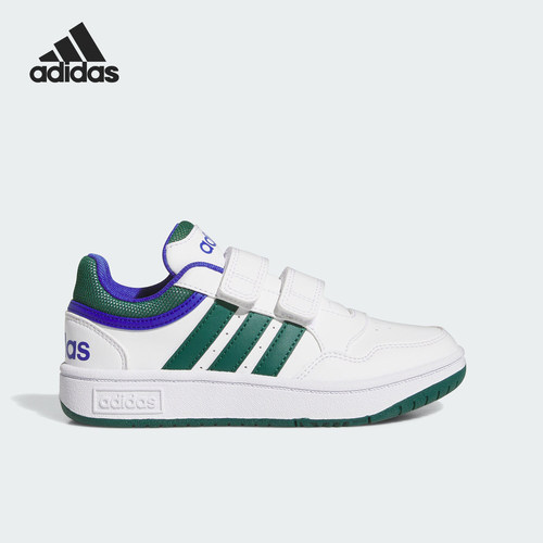 Adidas/阿迪达斯正品HOOPS 3.0 CF C小童耐磨运动板鞋IH7896