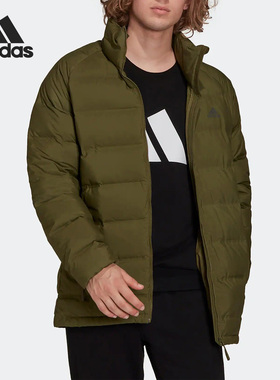 Adidas/阿迪达斯正品HELIONIC MID男子运动保暖羽绒服GT9197