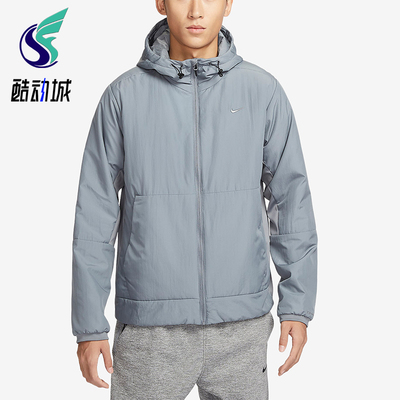 Nike/耐克正品冬季男士经典保暖休闲连帽宽松棉服外套FB7545-084