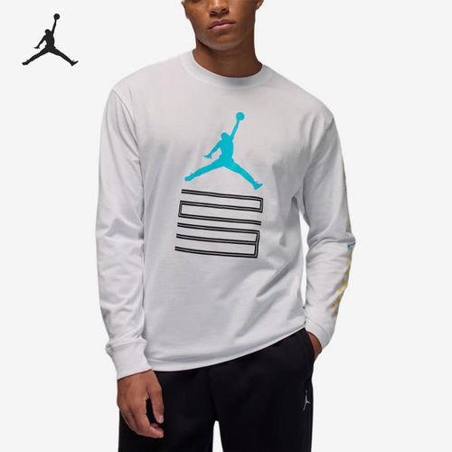 Nike耐克正品Jordan Brooklyn FW25男款舒适长袖T恤IM6507-100