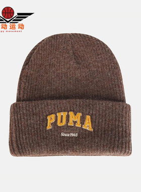 Puma/彪马正品2025年夏季男女运动保暖经典户外针织帽027233-02