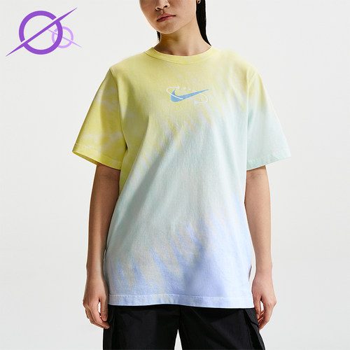 Nike/耐克正品2026夏季女士圆领宽松轻盈运动休闲T恤IR7557-714