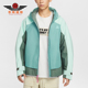 耐克正品 Mystery Lights男士 Nike 户外拼接连帽冲锋衣HV1132 353
