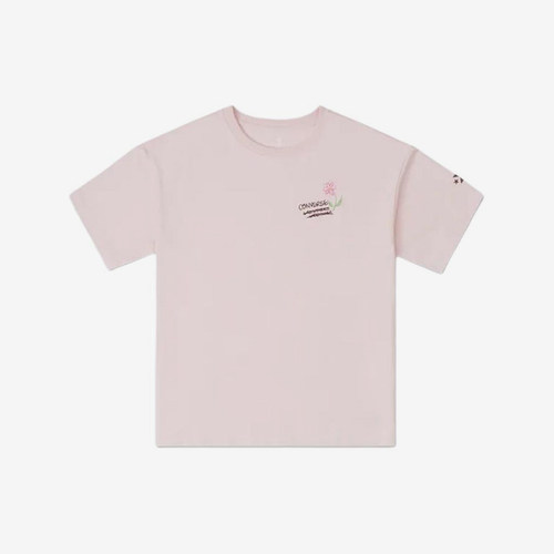 Converse/匡威正品夏季新款女子宽松透气休闲短袖T恤10026767-A03