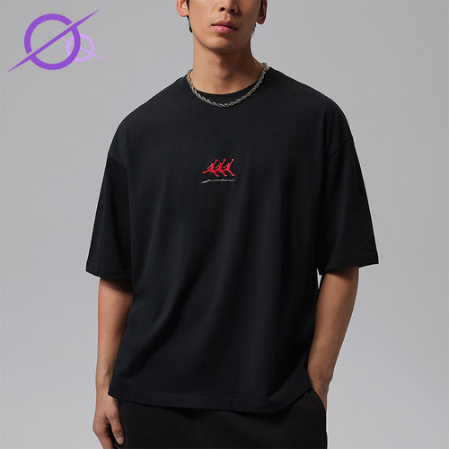 Nike/耐克正品Jordan Flight男士宽松印花经典短袖T恤IF3134-010