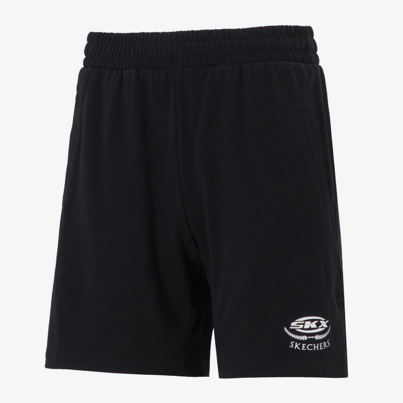 Skechers/斯凯奇正品当季新款男子休闲透气运动针织短裤