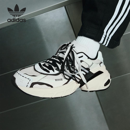 Adidas/阿迪达斯正品三叶草男女网眼布厚底经典运动老爹鞋JR7005