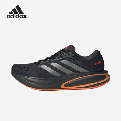 Adidas/阿迪达斯正品Response2新款男黑橙色经典轻盈跑步鞋KJ1755