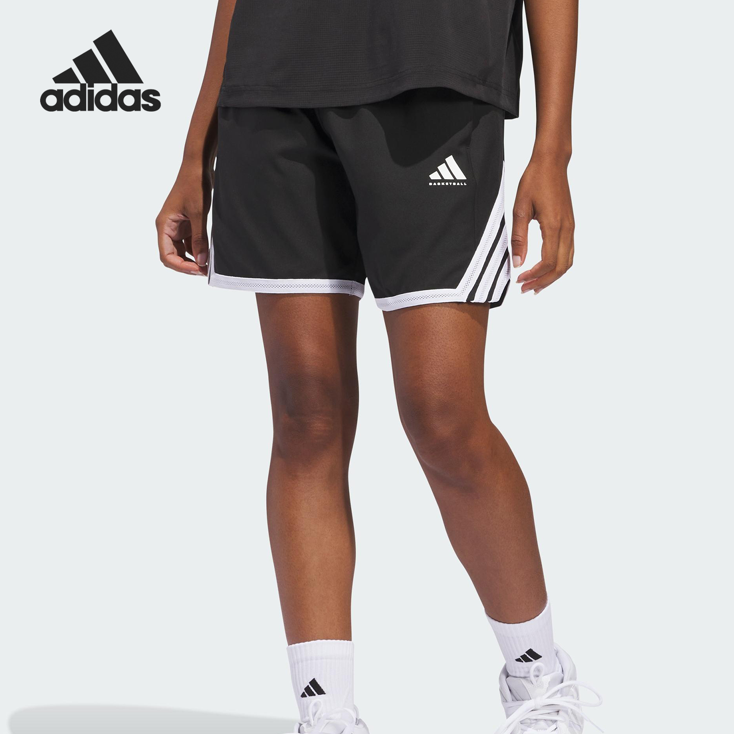 Adidas/阿迪达斯正品春季新款女士训练篮球运动短裤JM7723