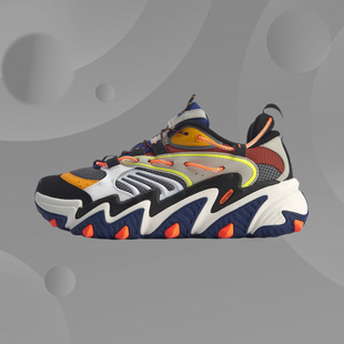 男机能休闲鞋 Claw猫爪鞋 正品 AGLQ013 春季 李宁复古老爹鞋