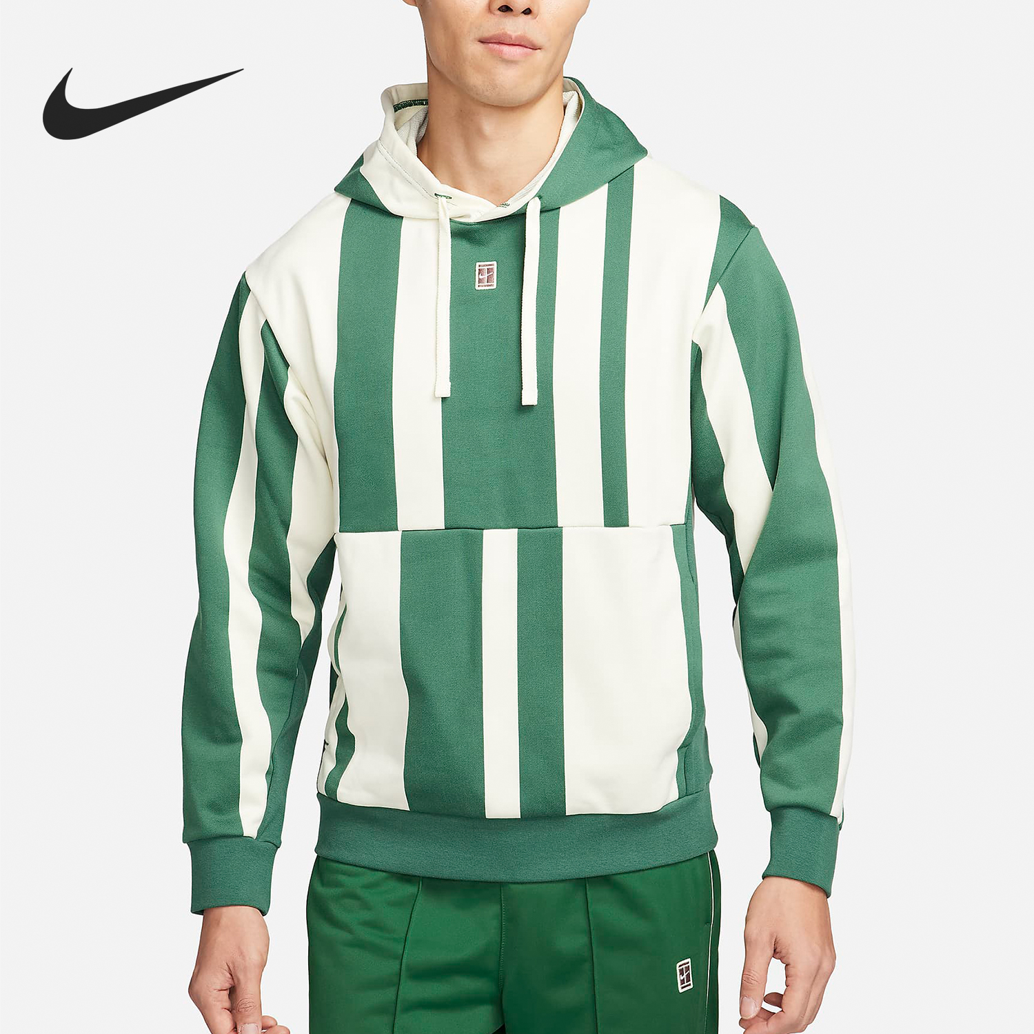 Nike/耐克正品春季男士印花休闲运动针织连帽卫衣FD5395-341