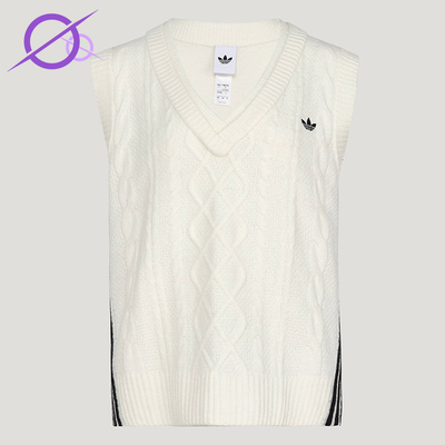 Adidas/阿迪达斯正品三叶草女士运动针织亲肤宽松背心马甲KS5311