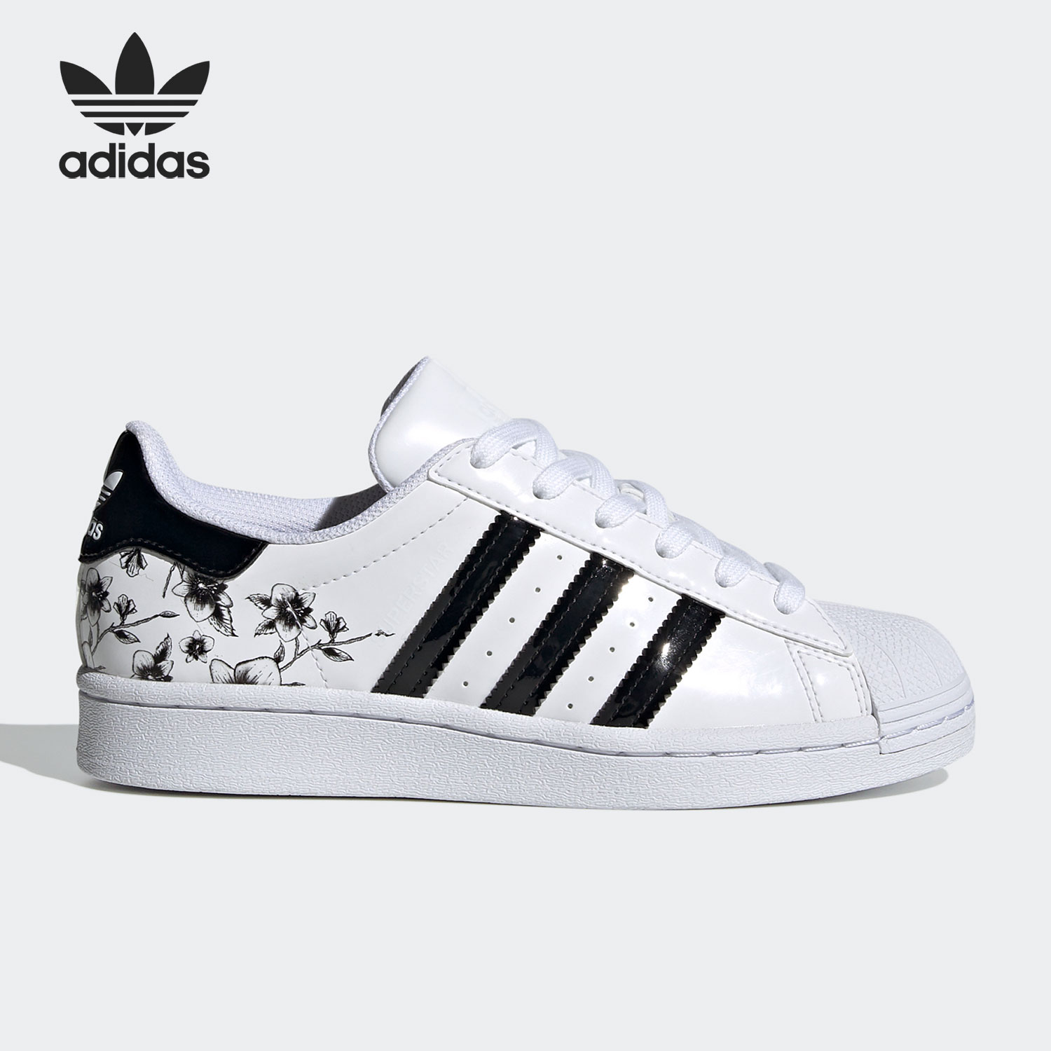 Adidas/阿迪达斯正品三叶草SUPERSTAR J大童贝壳头板鞋FW0779