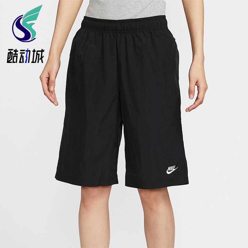 Nike/耐克正品Sportswear 女士简约中腰宽松运动短裤IH8465-010