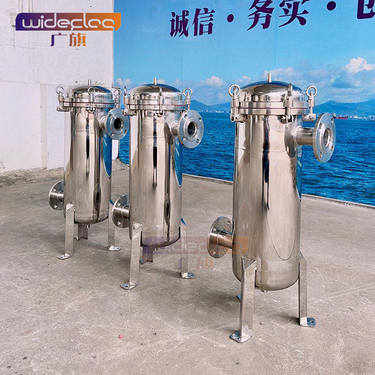 不锈钢多袋式过滤器工业冷却水过滤设备果汁杂质残渣拦截过滤器