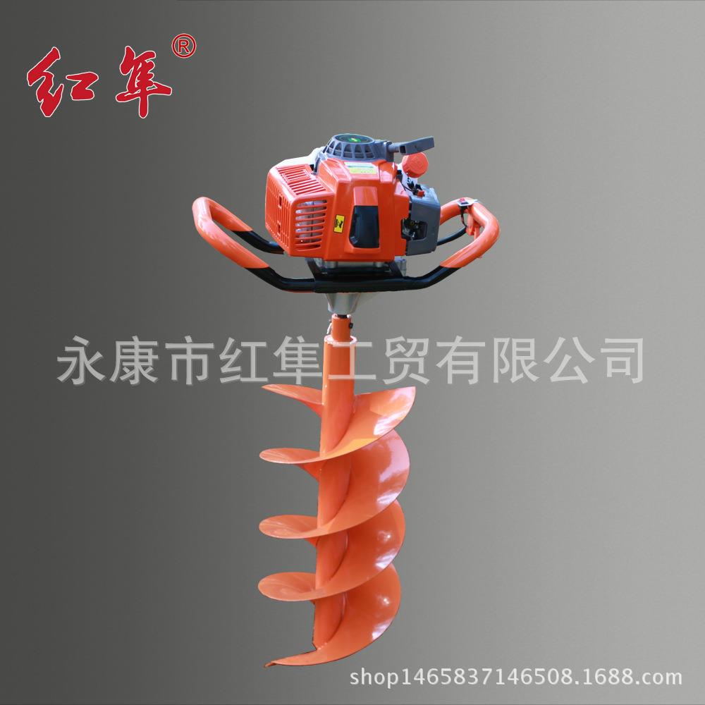 重型土钻冰钻63CC大功率两冲程硬质合金地钻汽油挖坑机挖掘植树机