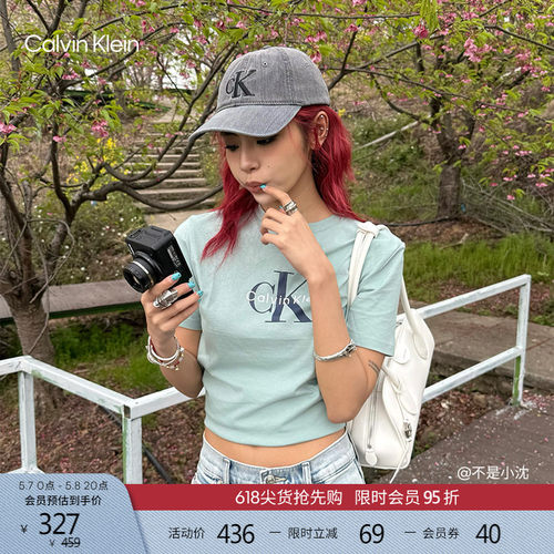CK男女复古刺绣弯檐牛仔棒球帽