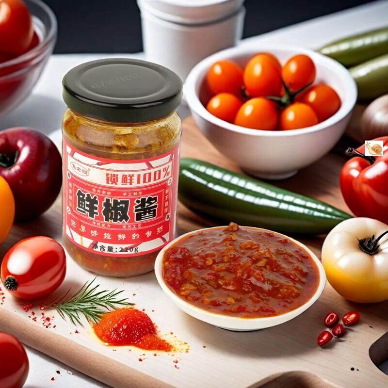 山东日照焦老四鲜椒酱鲜红辣椒酱下饭酱拌面酱煎饼用酱220g一罐